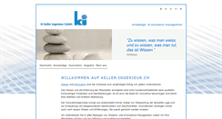Desktop Screenshot of keller-ingenieur.ch