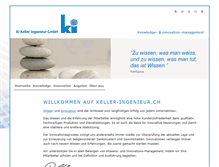 Tablet Screenshot of keller-ingenieur.ch